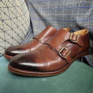 The Office of Angela Scott Mr. Colin Double Monk Strap Oxfords